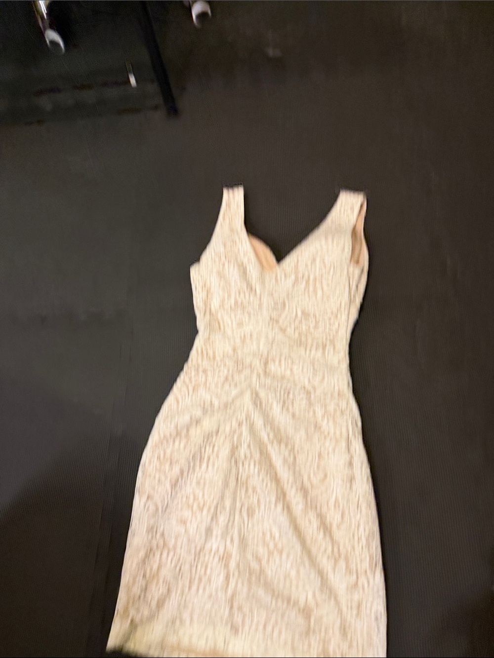 Windsor Lace V-Neck Mini Dress in Ivory - Picture 4 of 5